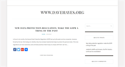 Desktop Screenshot of davehayes.org