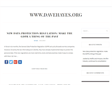Tablet Screenshot of davehayes.org